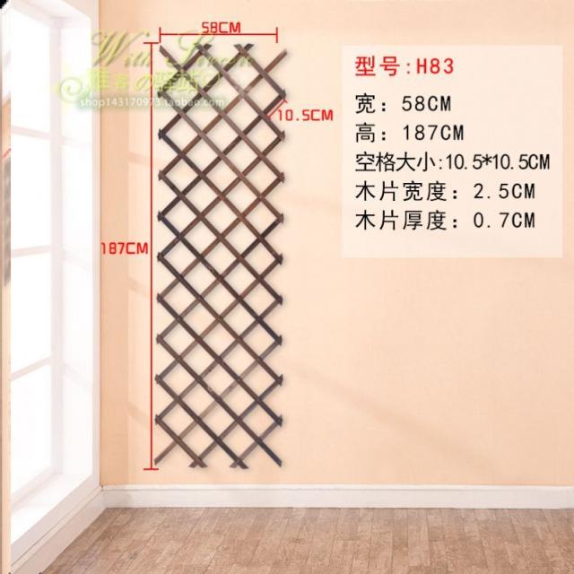 옥상 등나무 기어오르기 꽃자수원 목제 네트지주 거치대 덩굴을 타고 부패를 방지하다 유러피안, 미디엄, M62-H83 M62-H83 M62-
