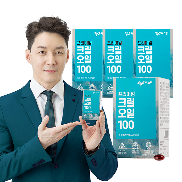 씨스팡 크릴오일100, 4box, 15g