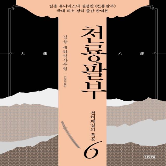 천룡팔부. 6: 천하제일의 독공:김용 대하역사무협, 김영사