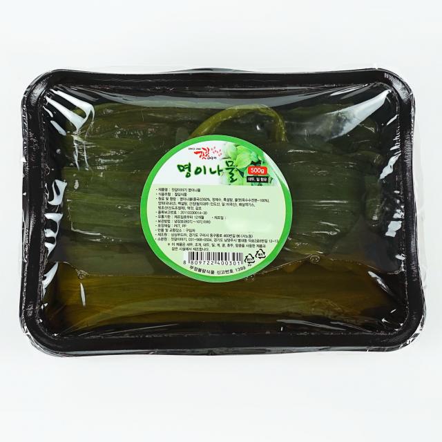 [젓갈이야기] 고기와 단짝 명이나물 500g 1kg, 1개