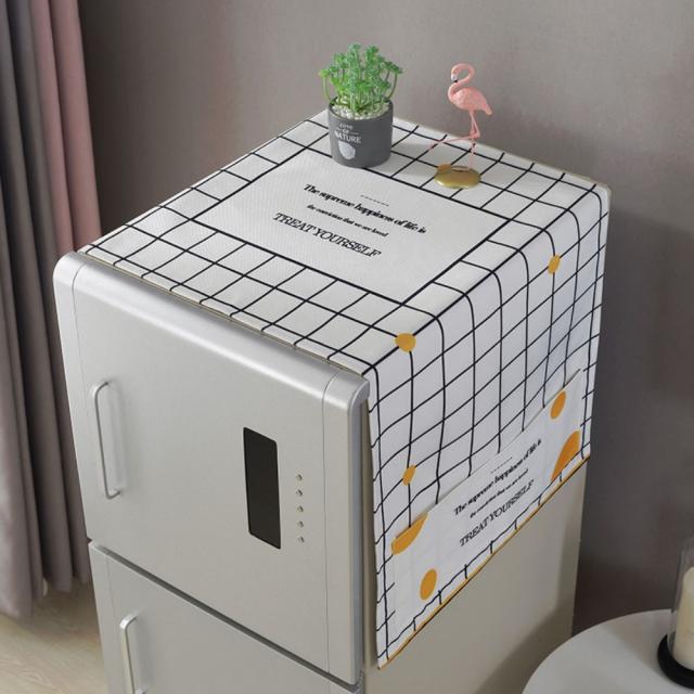 냉장고 드럼 세탁기 방수 커버 덮개 전자레인지 커버 패브릭 커버, 잘 대접하다