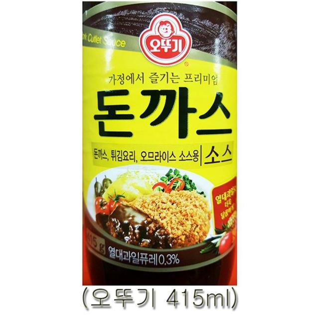 오뚜기 돈까스소스 415ml 맛있는소스 업소용식재료 간단요리 건강에좋은음식 경양식돈까스소스 돈가스소스 돈까스소스 맛있는소스 업소용식자재 업소용식재료 정성가득, 본상품선택