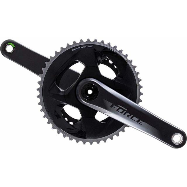 sram 힘 재녹음하다 12-speed crankset 자연 탄소 167.5mm 43/30t 넓은