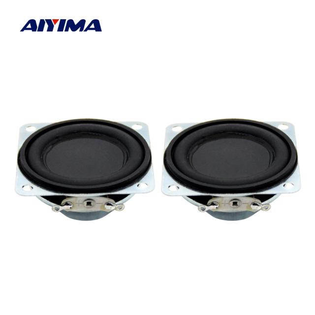 AIYIMA 2pcs 미니 풀레인지 오디오 스피커 45MM 4옴 5W 멀티미디어 사운드 스피커 가정용 앰프 극장 스피커 DIY