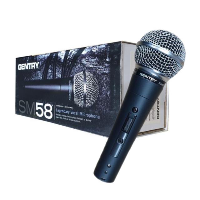 Gentry Sm58 최고급형 방송용 다이나믹 마이크 Sm58sk