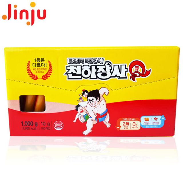 진주햄 천하장사Q 1000g (10gx100개입), 2통