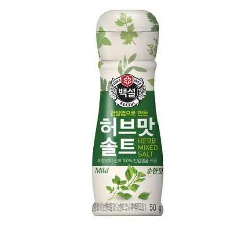 백설 허브맛 솔트 순한맛, 50g, 96개