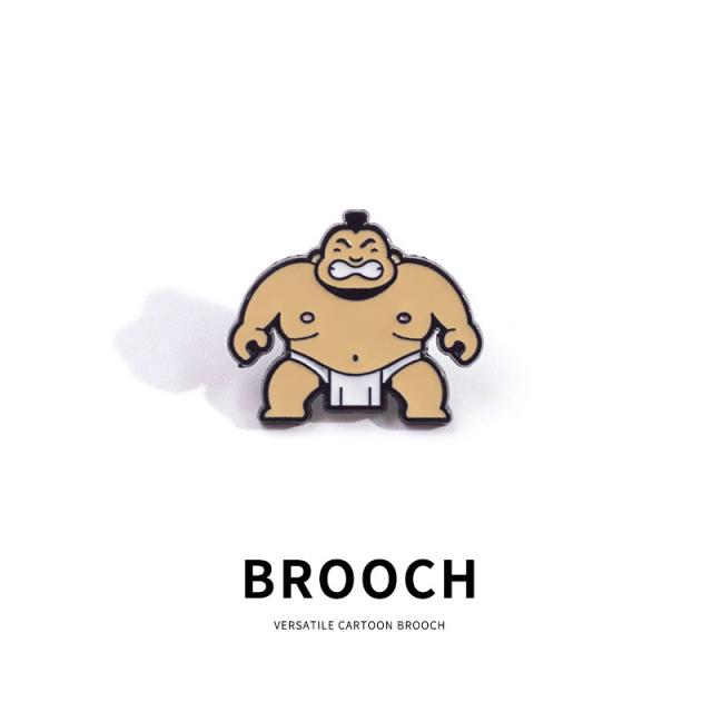 공예 남자 드랜드 개성 힙합 합금 배지스티커 페르사주 스타일리쉬 액세서리 공적을 감상하다 장