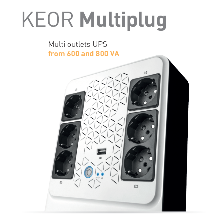 [legrand] 르그랑 UPS KEOR Multiplug 800VA (전원 백업, 무정전 전원공급장치), 800 VA