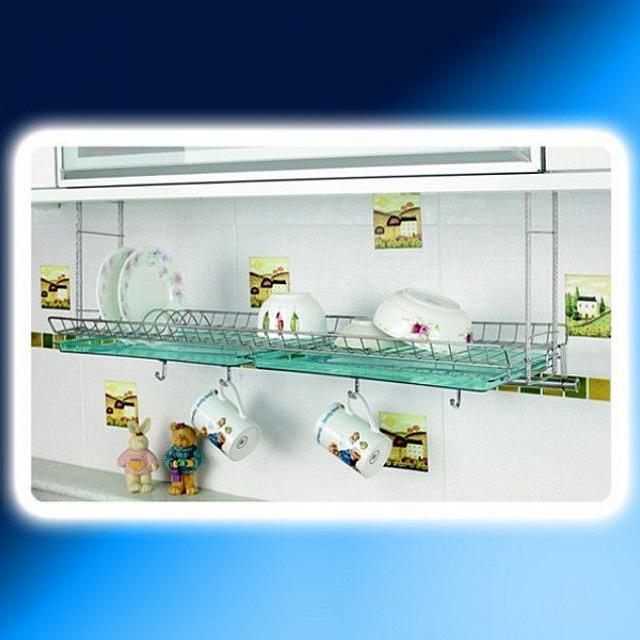 인터프라자 동영나이스 싱크대선반 800 물받침 기둥식 식기건조대 싱크선반