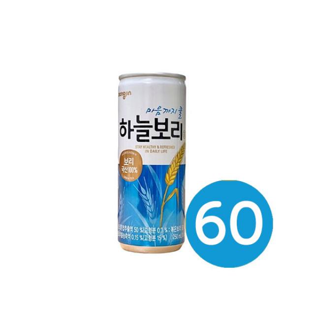 웅진식품 하늘보리 250ml x 60 늘푸르다, 60