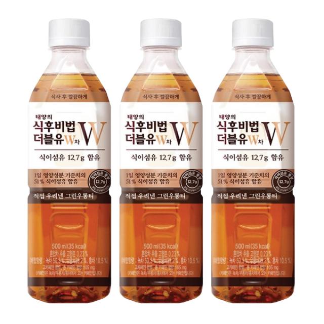 코카콜라 태양의 식후비법 더블유차 500ml 10개