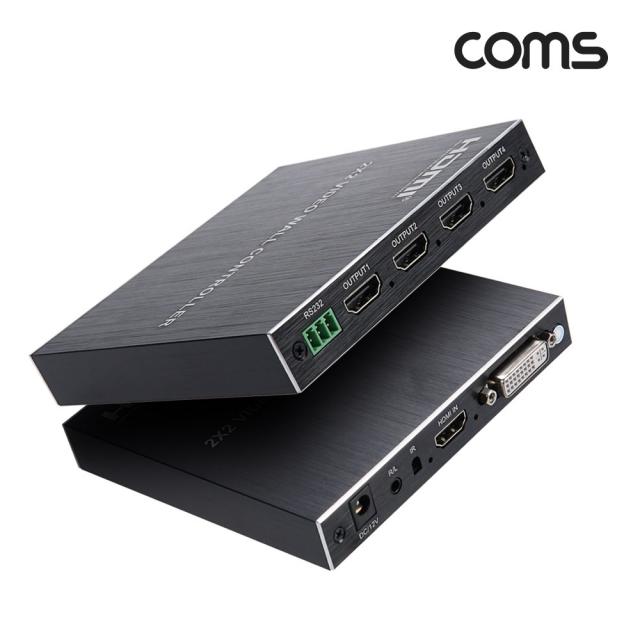 Coms) 1대4 2x2 HDMI 멀티비젼 DID 비디오월 60Hz FHD TB640
