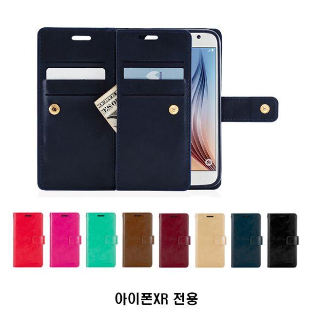 [무료배송/빠른발송] 아이폰XR 만루 더블포켓 가죽 지갑 케이스 SN1155ea 가죽케이스 지갑케이스 카드케이스 천연가죽케이스 카드지갑케이스 https://JP778C5D, 1, 네이비