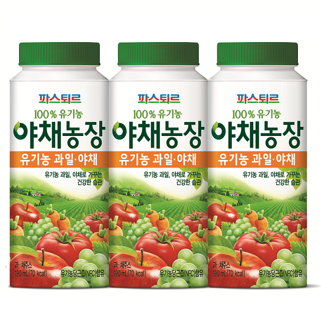 파스퇴르 유기농야채농장190ml 24개 190ml