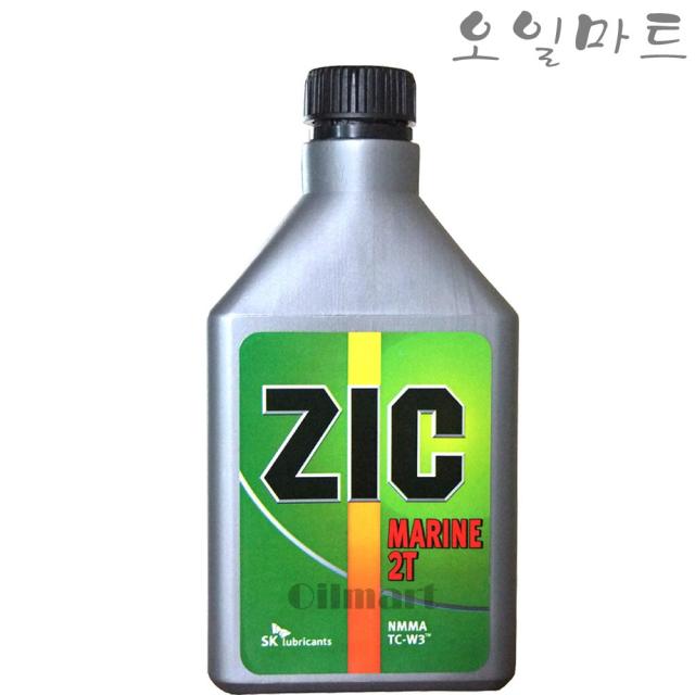 오일마트 SK 지크 ZIC 마린 2T 2행정 50:1 선외기 모터보트 무연 엔진오일 기계톱 예초기 엔진톱 무연 2T 희석비율 50:1