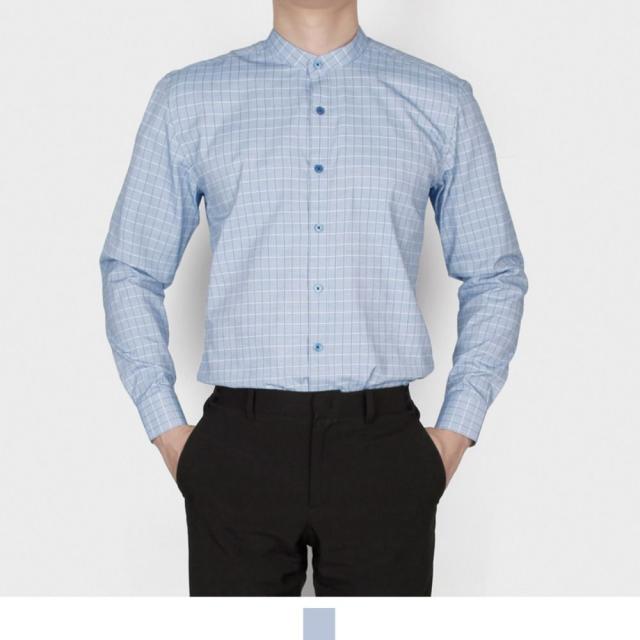 더예뻐진너 소라 체크 차이나카라 남자와이셔츠 남방 빅사이즈