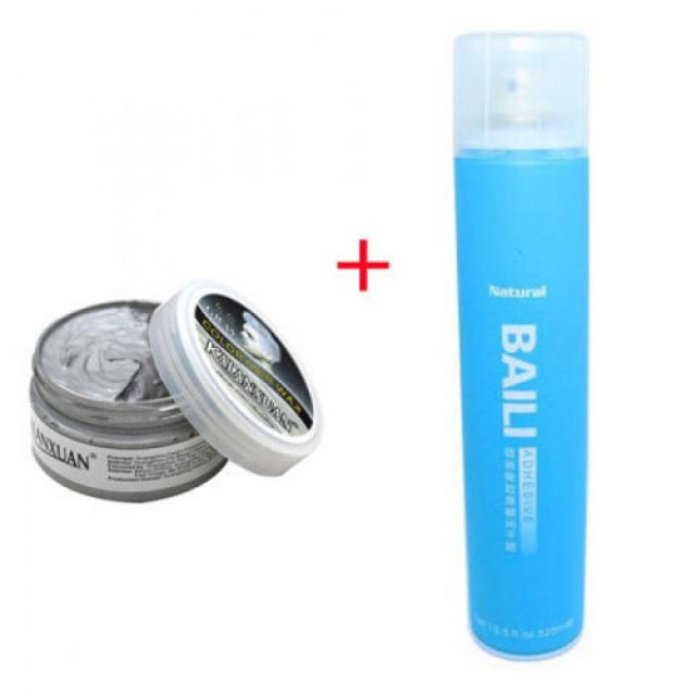 할머님 회색 파라핀 은백색 일회용 염색약 남자 할아버지 화이트 코디된 헤어 젤 젤 젤 젤 정형 할머(7), 1개, 0ml