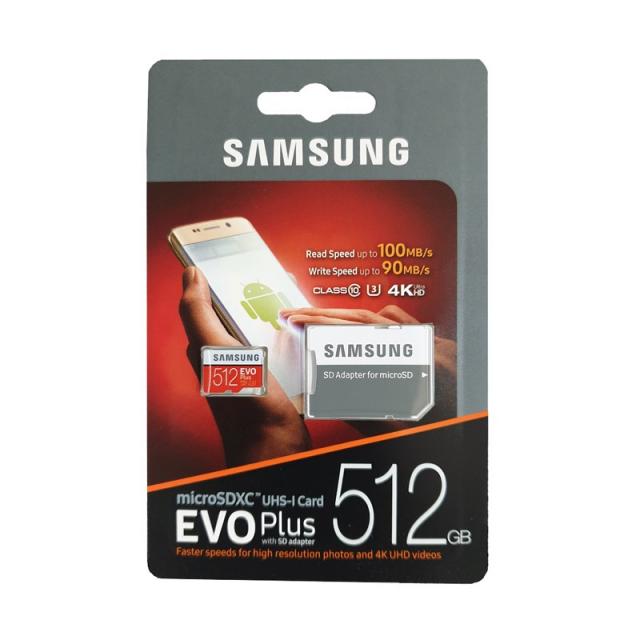 삼성전자 MicroSDXC512GB U3 4K 마이크로SD 외장메모리카드, 512GB