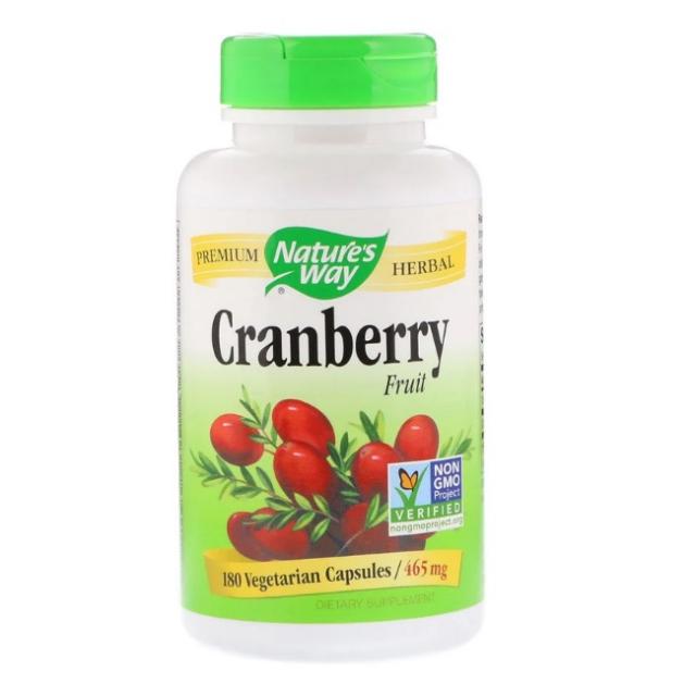 Natures Way Cranberry 네이쳐스웨이 크랜베리프룻 465mg 180캡슐X2개