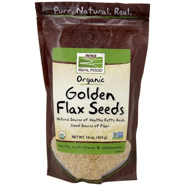 나우푸드 오가닉 골든 플랙시드 아마씨 454g 2팩 Flax, 단일상품
