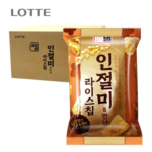 G96-쌀로별 인절미를만난 라이스칩60g X 16개(BOX) 쌀과자 인절미 콩고물 곡물 고소 담백 과자 간식, 단일상품