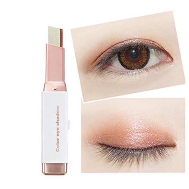 Silvercell Eye Shadow Stick Waterproof Double Colors Gradient Shimmer Eyeshadow Pen, 본문참고, Color = A6