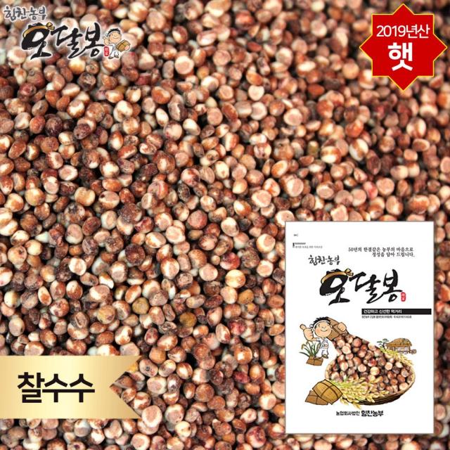 힘찬농부오달봉 2019년 햇 찰수수 수수쌀 국내산 1개 1kg