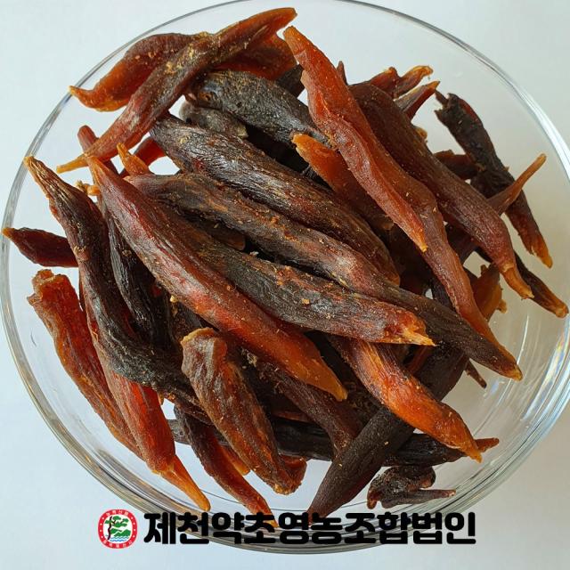 국산 천문동(쪄서말림) 200g 제천약초영농조합 제천약초시장, 1