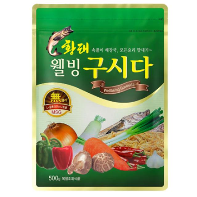 북설악 웰빙구시다 500g L-글루타민산나트륨 무첨가 기타조미료