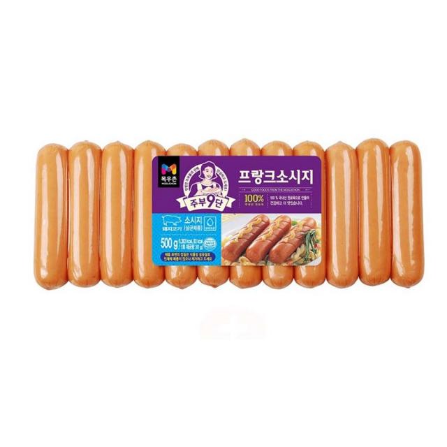 목우촌 주부9단 프랑크소시지, 500g, 1개