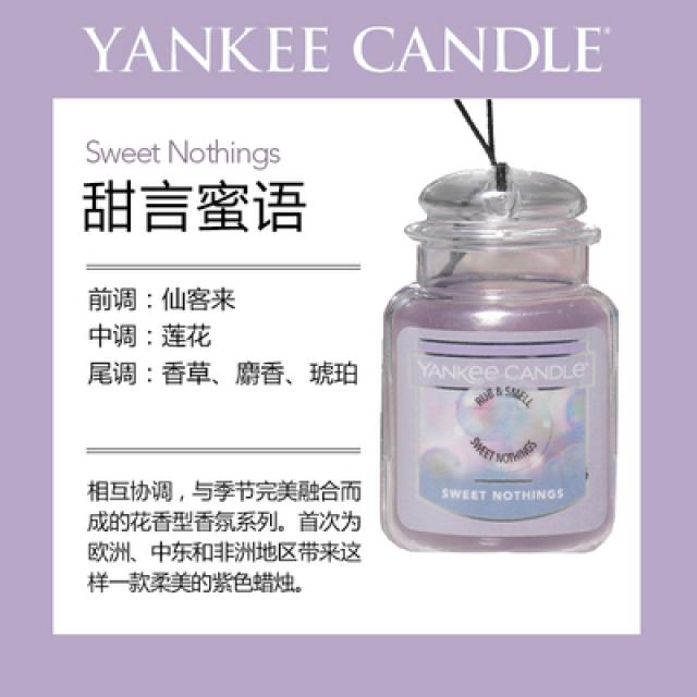 석고방향제만들기 Yankee Candle차량용 양키 아로마세라피 양초 자동차 차량용 향수 식물 오일 향기 걸이식, 기본, T20-감언이설(유혹 향기)