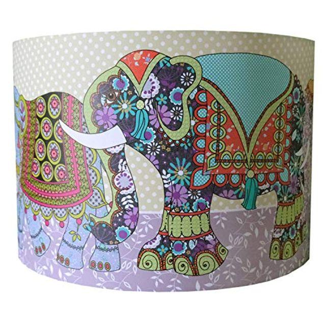 [꿈꾸는직구]W60D0FE 12 여러 MOLLYMAC의 스타일링 쉐이드 램프 홈 x 피팅 코끼리 디자인 무늬 스파이더 보헤미안 가지 빛깔의 하프 용 절충주의 램프 꽃 폭 8높이