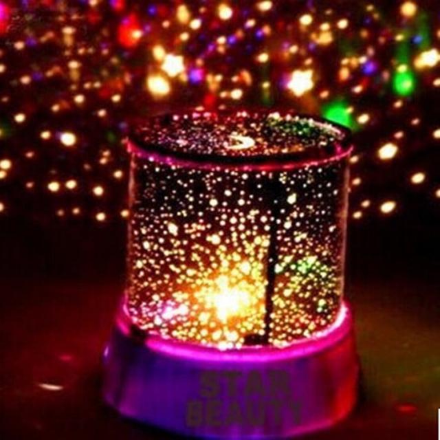 프로젝터램프 LED스카 이인 프로젝터 3D4D카메라라이트 KT고양이, T02-업그레이드 LED등성이 하늘 이인, C07-음악감상 회전+USB선+예복