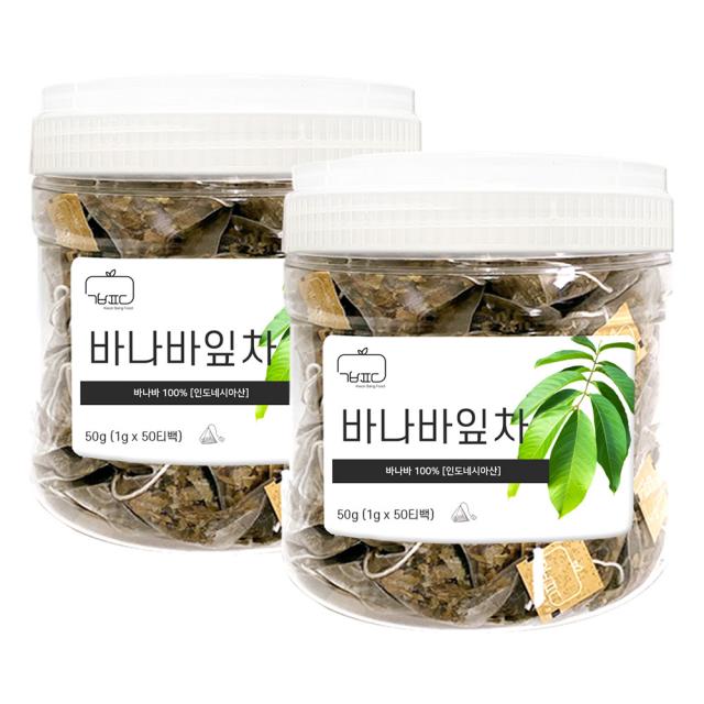 권뱅푸드 바나바잎 차 100% 바나바잎 티백 코로솔산, 1g, 100티백