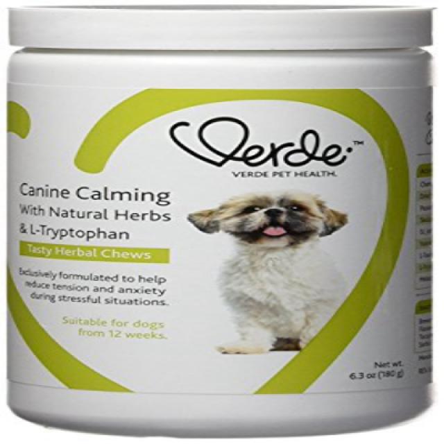 Verde 60 Count Canine Calming Supplement Verde 60 개입 송곳니 진정 보충 교재, 1