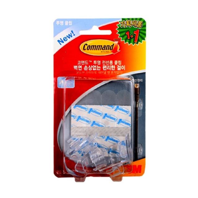 190425TRM_AHI_7622099 코멘트 투명 전선용클립 전선정리 선전용클립 크립 전선클립 클립