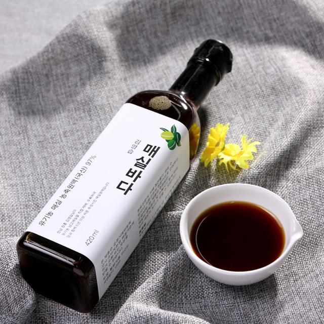 청매원 유기농 매실원액, 1개, 375ml