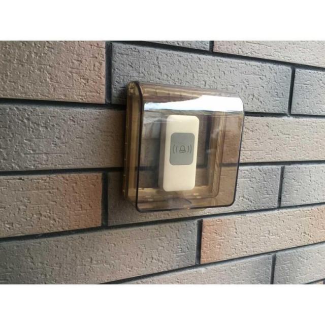 보호 커버 초인종 현관 인터폰 덮개 전원 주택 야외 대문 스위치 방수 케이스, A