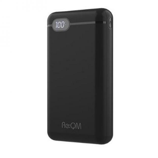 리큐엠 고속충전 보조배터리 20000mAh USB타입C, QP2000A, 블랙