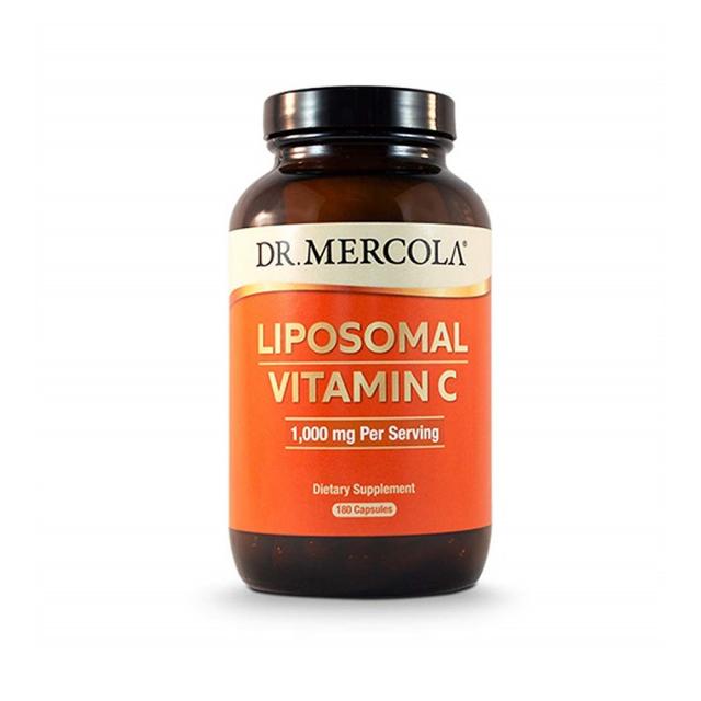 Dr. Mercola Liposomal Vitamin C Dietary Supplement 닥터 머콜라 리포조말 비타민 1000mg 180캡슐, 1개, 1