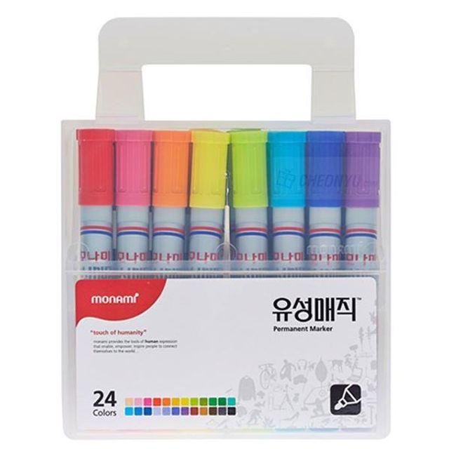 두꺼운유성매직 24색 매직 유성매직펜, 본상품선택