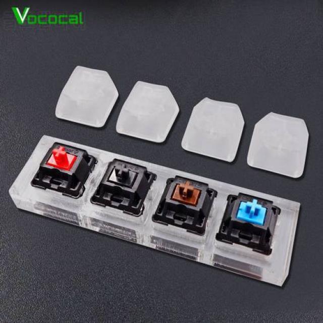 Vococal 기계적 키보드 테스터 세트 아크릴 Keycaps 키 캡 4 축 프레임 번들, 상세내용참조, 상세내용참조