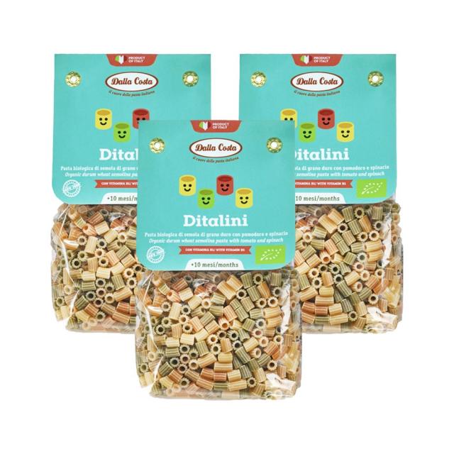 달라코스타 유기농 원통 파스타 200g x 3개, 단품