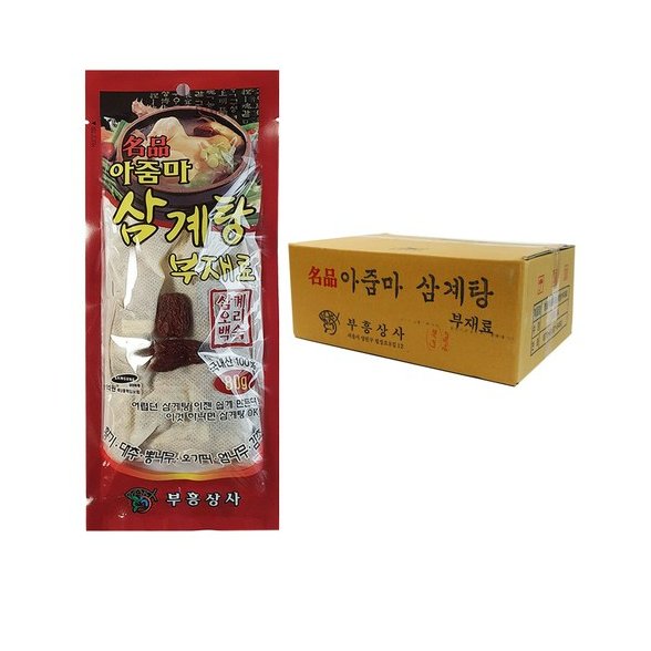 부흥상사 아줌마 삼계탕 재료 티백형 업소용 80g 450개