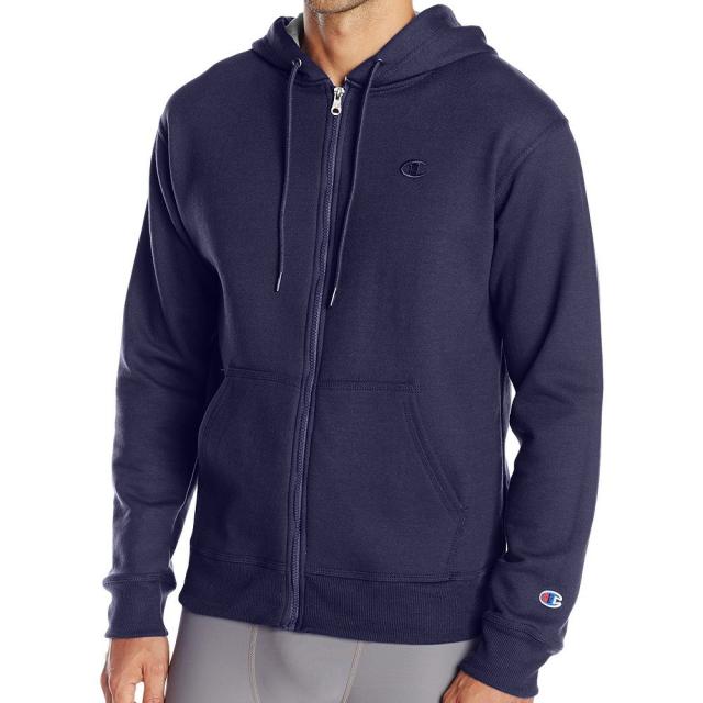 챔피언 Champion 남성 파워블랜드 플리스 후드티 집업 후디 Men's Powerblend Fleece Full-Zip Hoodie (S - XL)