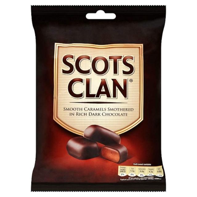 Scots Clan (아일랜드에서 수입) 카라멜 질식사 리치 다크 초콜릿 --145g 스, 선택, 상세설명참조