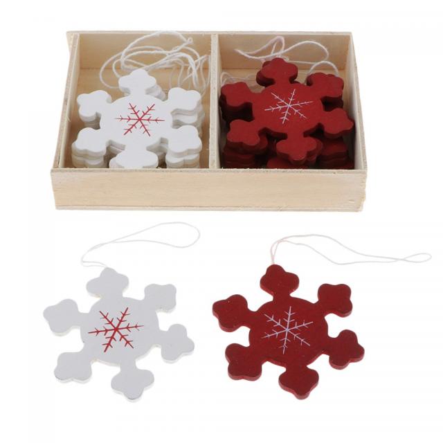 Royalways 10x 나무 엘크 / 눈송이 / 양말 어린이 공예 카드 스크랩북 만들기, 다색2