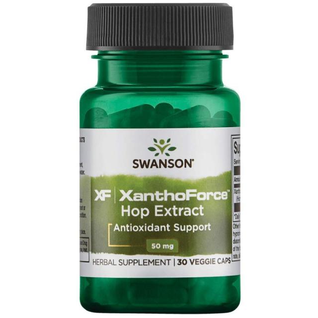 Swanson Xanthovital Standardized Hop Extract 50 Milligrams 스완슨 크산토비탈 스텐다디즈 홉 30정, 1개, 개입