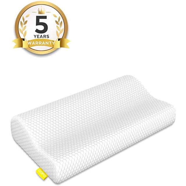 등 위측 침목용 목과 어깨통 등고선 필로우넥 지지용 메모리 폼 필로우 조절형 경부 필로우 커버, 상세페이지 참조